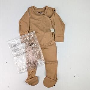 Bonsie Baby 3-6 Months Skin to Skin Mocha Footie